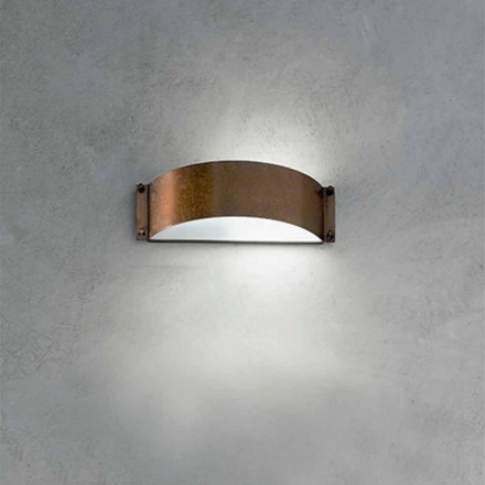 Wall moda puțin de cupru și metacrilat alb Viadurini