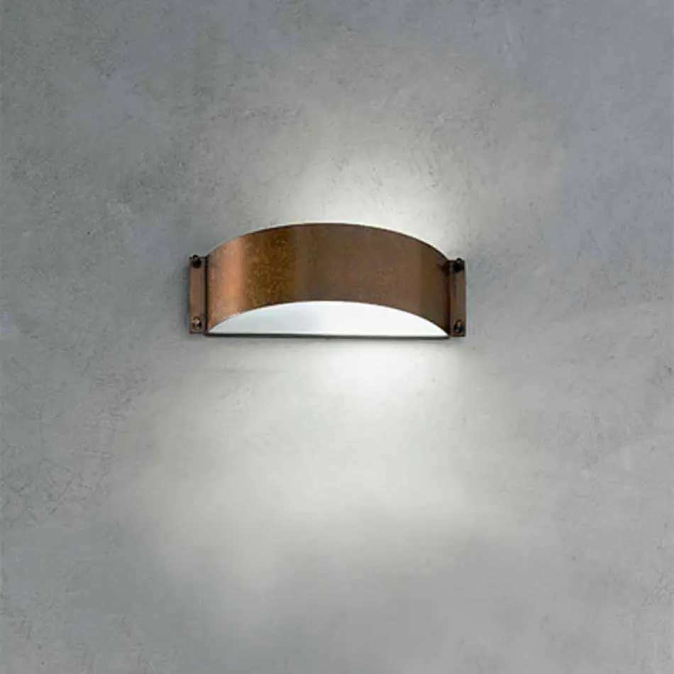 Wall moda puțin de cupru și metacrilat alb Viadurini