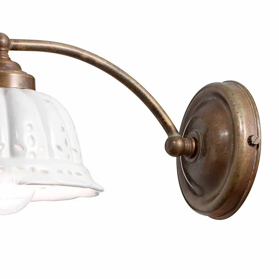 Wall Art Nouveau design de ceramica Anita Il Fanale Viadurini