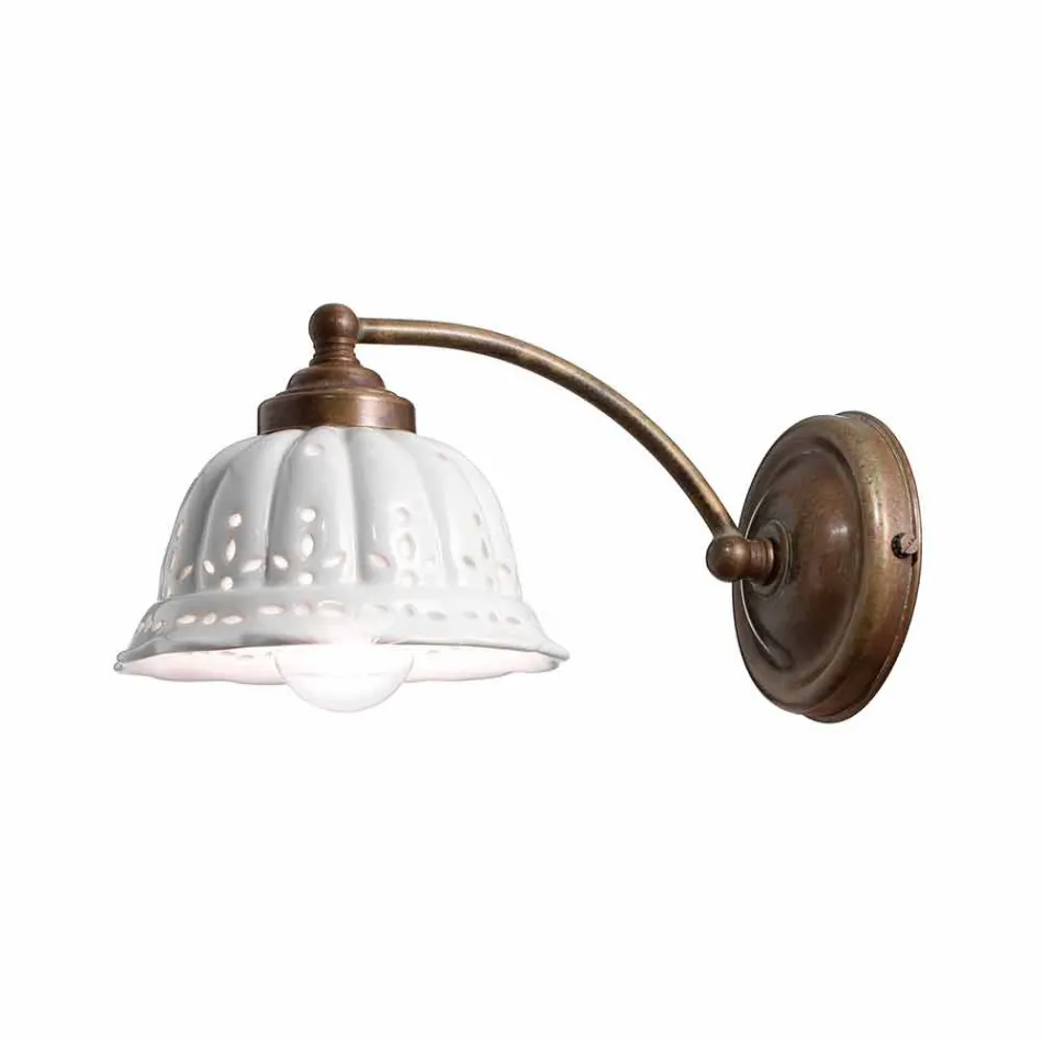 Wall Art Nouveau design de ceramica Anita Il Fanale Viadurini