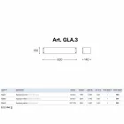 Placi ceramice de perete alb Aldo Bernardi Glamor Viadurini