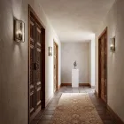 Aplică din alamă și sticlă cu 2 lumini Design lucrat manual - Legat de Il Fanale Viadurini