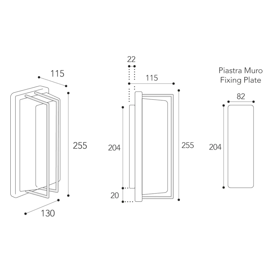 Lampă de perete vintage din alamă, dulie E27 și lumină atmosferică fabricată în Italia - Cristal Viadurini