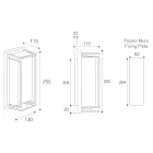 Aplica vintage din alamă, fabricată în întregime în Italia - Cristal Viadurini