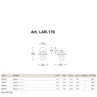 Aplice La Traviata de cupru, sticlă și alamă antic Viadurini