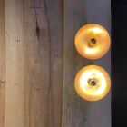 Aplica de perete LED de exterior in stil vintage din alama Made in Italy - Manuto Viadurini