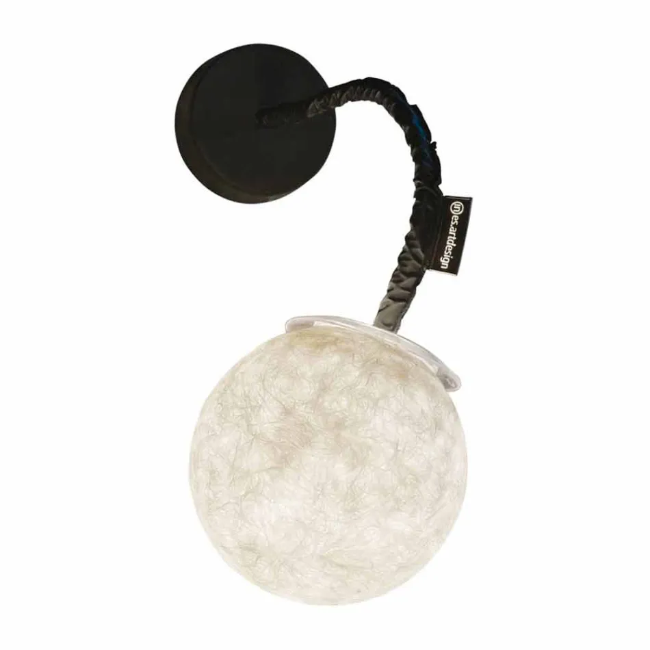 Lumină de perete contemporană In-es.artdesign Micro Luna Applique în nebulită Viadurini