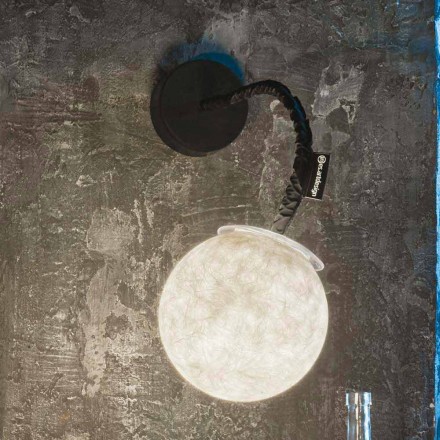 Lumină de perete contemporană In-es.artdesign Micro Luna Applique în nebulită Viadurini