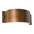 Aplică Crescent-Moon din cupru și LED Made in Italy - Exemplu Viadurini