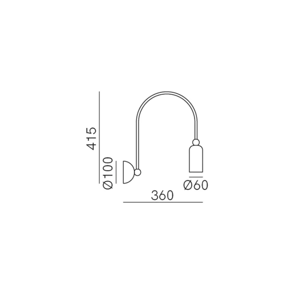 Aplic Inteno in diferite finisaje Made in Italy - Lady Viadurini