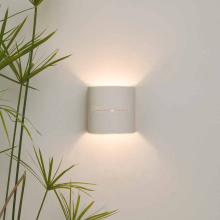 Lampă de perete nebulită modernă în două tonuri Design In-es.artdesign Punto Luce Viadurini