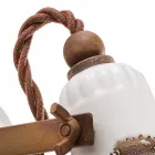 Perete ceramic reglabil și reflector metalic Kendra Ferroluce Viadurini