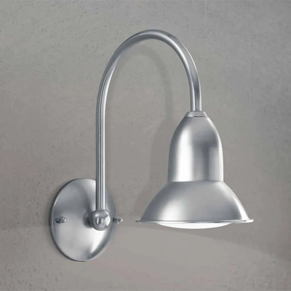 Aplice pentru exterior Jasmine finisaj nichel alamă Viadurini