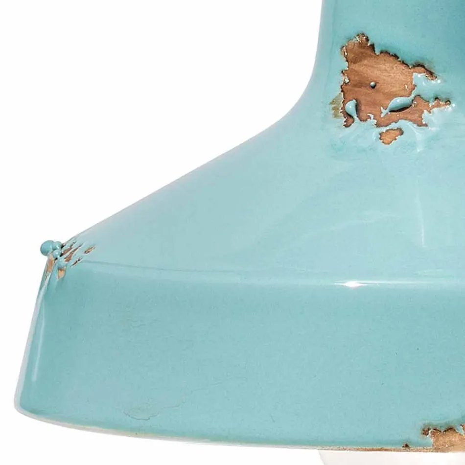 Perete de epocă lumina reflectoarelor ceramice lucrate manual Sandra Ferroluce Viadurini