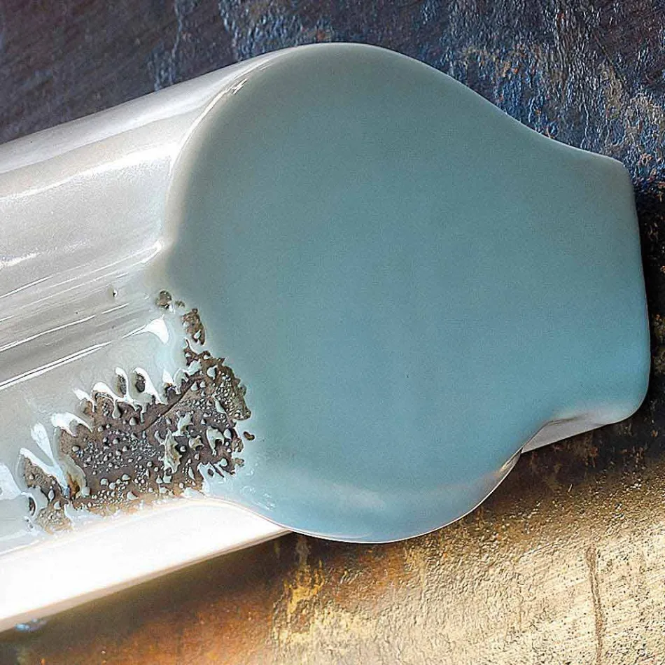 Aplice manual de epocă lustruit ceramice Ethel Ferroluce Viadurini