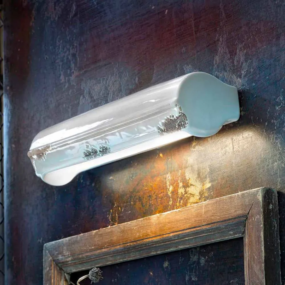 Aplice manual de epocă lustruit ceramice Ethel Ferroluce Viadurini