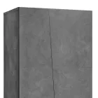 Dulap cu 2 uși din lemn durabil de melaminat alb sau ardezie - Joris Viadurini