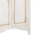 Dulap din lemn alb patinat cu 2 usi Made in Italy - Agni Viadurini