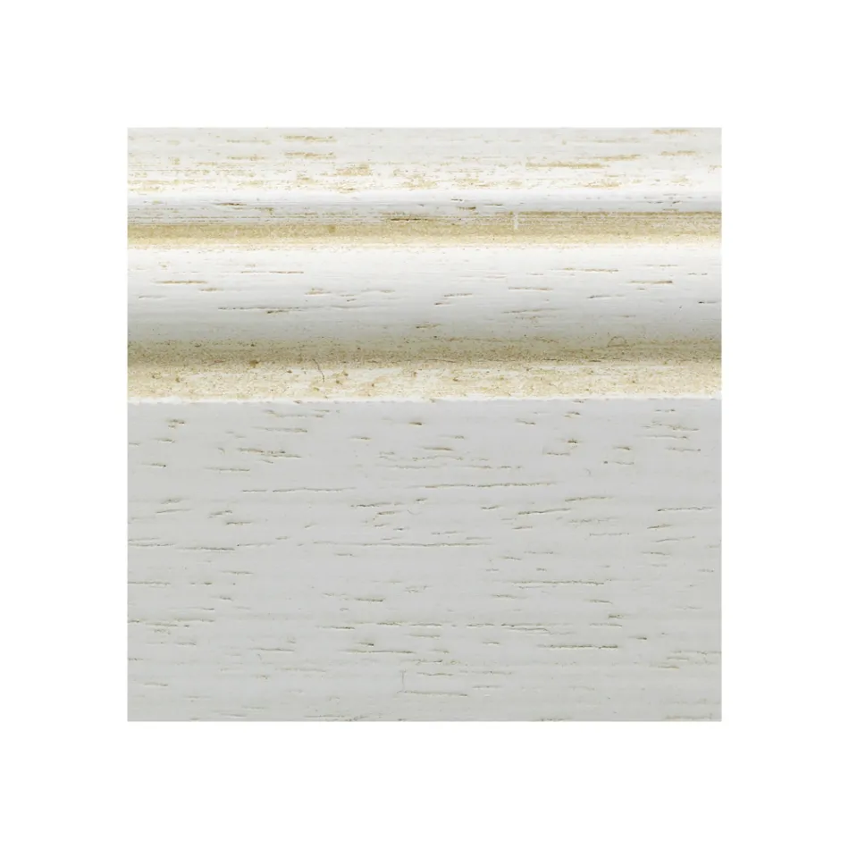 Dulap din lemn alb patinat cu 2 usi Made in Italy - Agni Viadurini