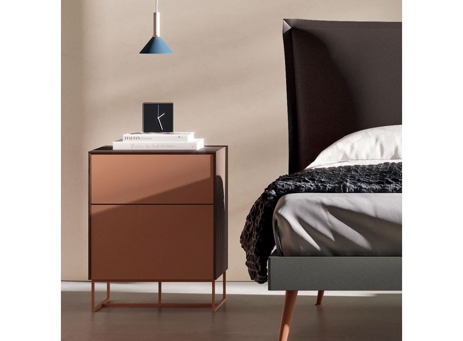 5 Elemente Mobilier dormitor Made in Italy Luxury - Zakynthos Viadurini