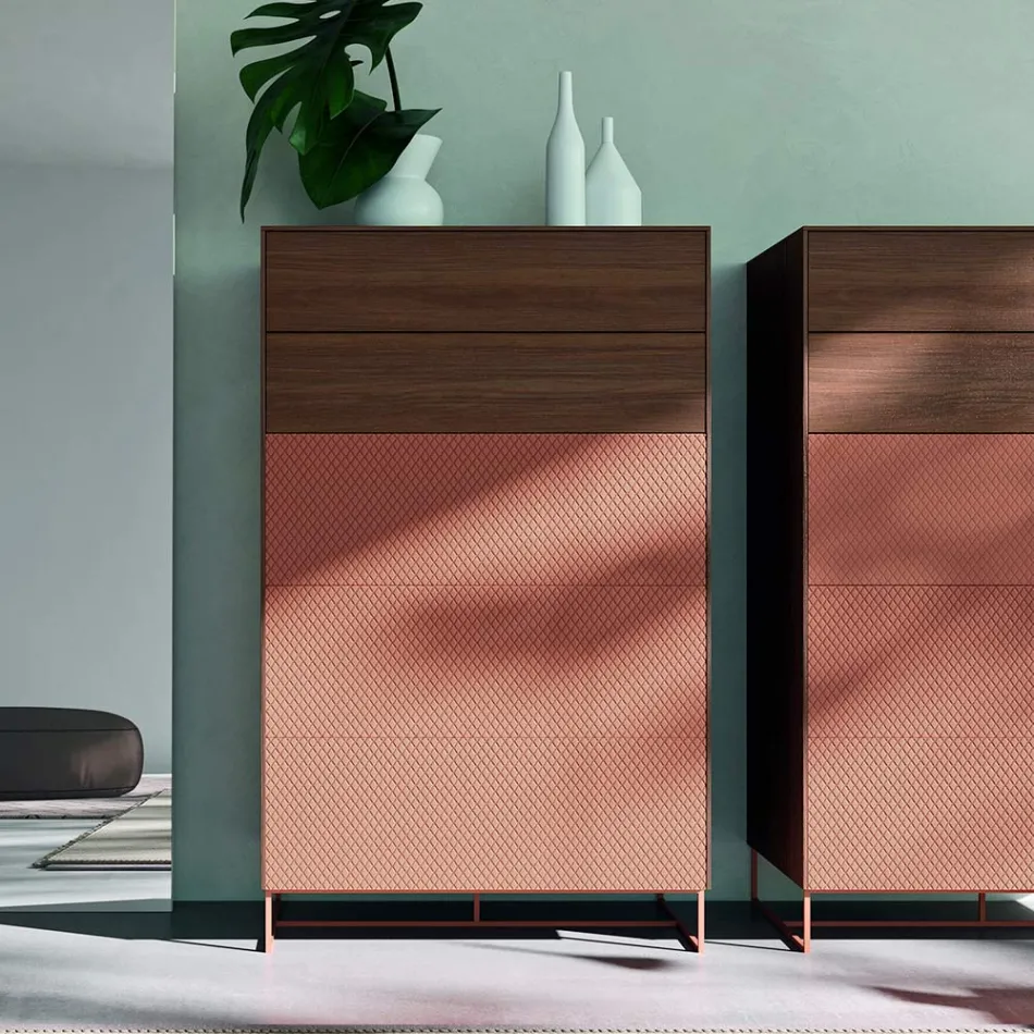 5 Elemente Mobilier dormitor Made in Italy Luxury - Zakynthos Viadurini