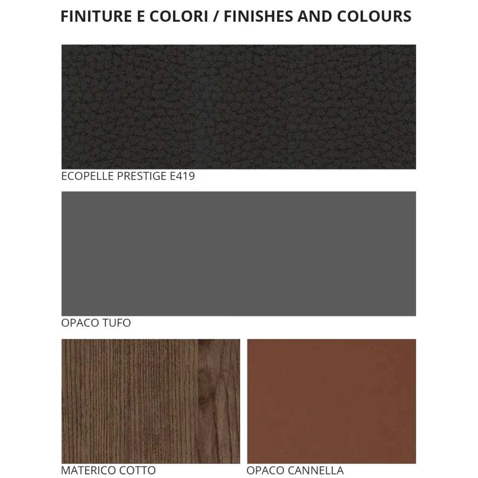 5 Elemente Mobilier dormitor Made in Italy Luxury - Zakynthos Viadurini