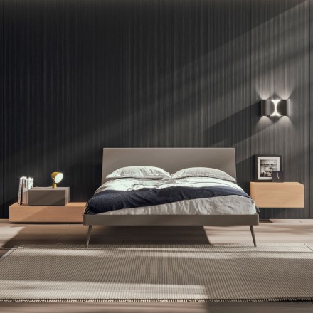 Mobilier dormitor cu 5 elemente, stil modern, fabricat în Italia - Diamant Viadurini