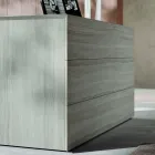 Mobila pentru dormitor dublu cu 4 elemente Made in Italy - Lucania Viadurini