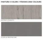 Mobila pentru dormitor dublu cu 4 elemente Made in Italy - Lucania Viadurini