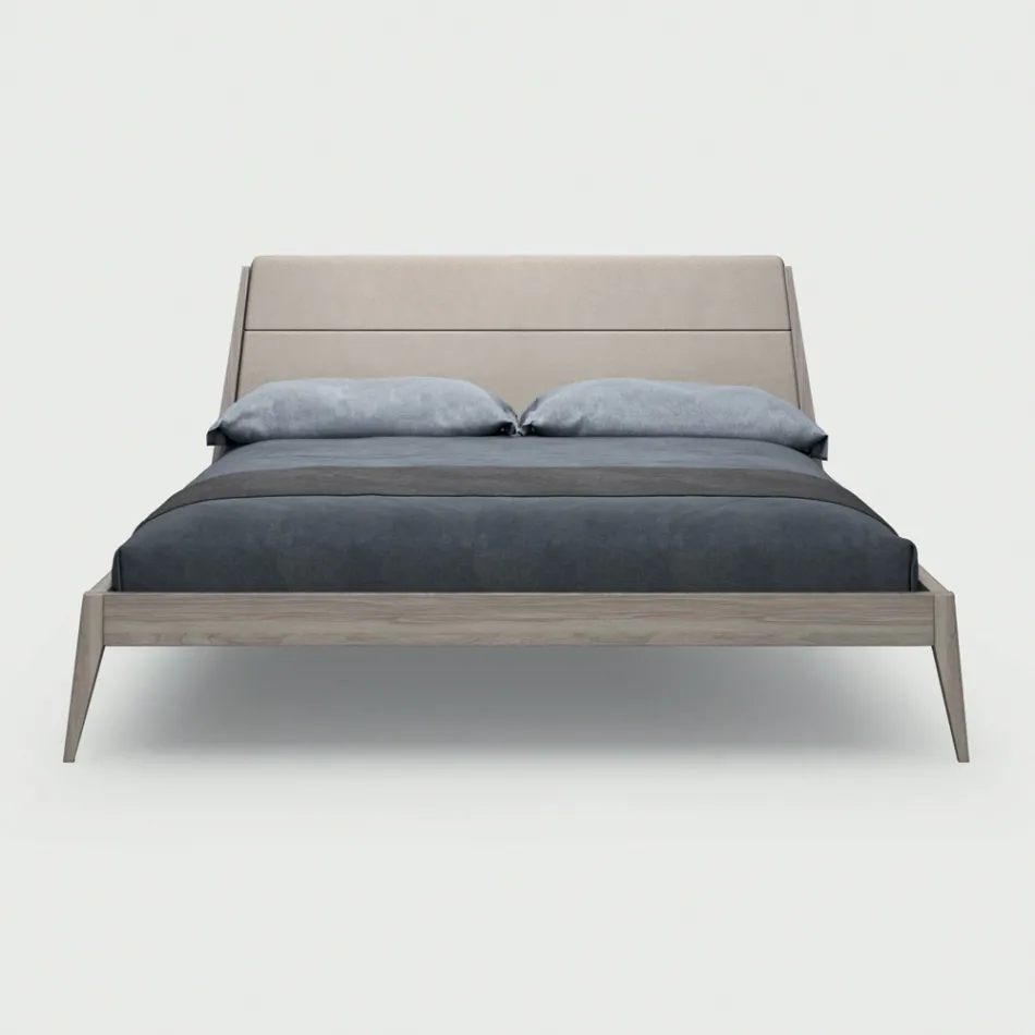 Mobila pentru dormitor dublu cu 4 elemente Made in Italy - Lucania Viadurini