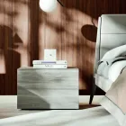 Mobila pentru dormitor dublu cu 4 elemente Made in Italy - Lucania Viadurini