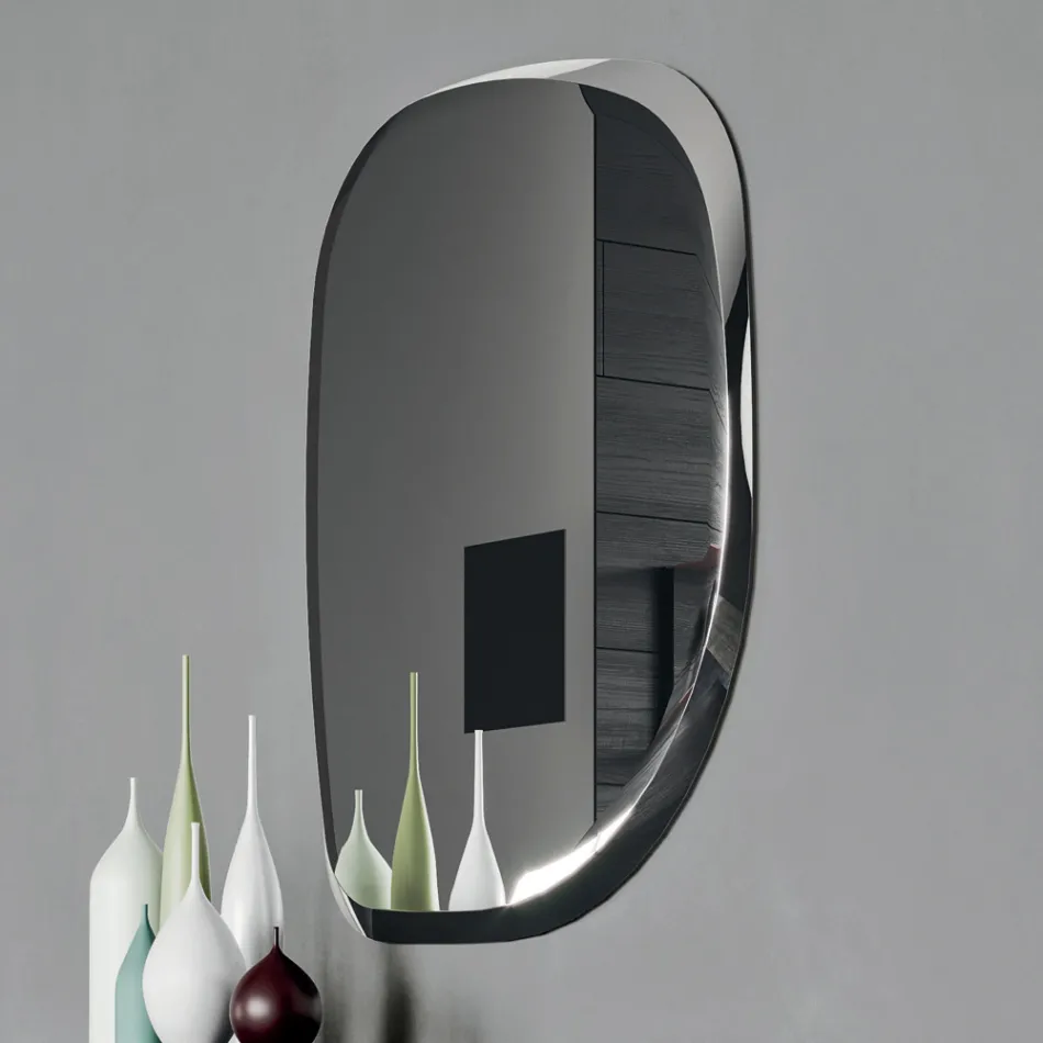 Mobilier pentru dormitor dublu cu 5 elemente Made in Italy - Scampia Viadurini