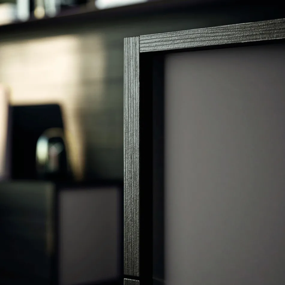 Mobilier pentru dormitor dublu cu 5 elemente Made in Italy - Scampia Viadurini