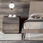 Mobilier pentru dormitor dublu cu 5 elemente Made in Italy - Scampia Viadurini