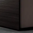 Mobilier pentru dormitor dublu cu 5 elemente Made in Italy - Scampia Viadurini