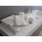 Prosoape de față din bumbac și dantelă Armonia, prosoape pentru oaspeți și prosoape de baie - Frollo Viadurini