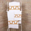 Prosoapă de artă tipărită din bumbac piesă unică italiană - Viadurini de Marchi
