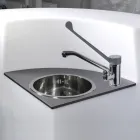 Tejghea modulară cu lumină în aer liber Made in Italy - Mistra Viadurini