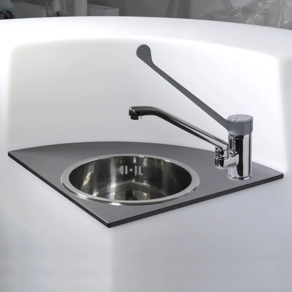 Tejghea modulară cu lumină în aer liber Made in Italy - Mistra Viadurini