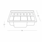 Stil modern pentru barul de culori Slide Break Line, realizat în Italia Viadurini