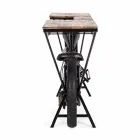 Consolă de design modern în motocicletă din lemn de mango și oțel - șalotă Viadurini