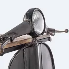 Consolă de bar din lemn de mango și Vespa din oțel cu design modern - șalot Viadurini