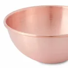 Bastardella din cupru conservat manual cu mâner din lemn 30 cm - Giampiero Viadurini