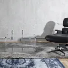 Cufăr de design din cristal acrilic transparent și oțel modern - Dante Viadurini