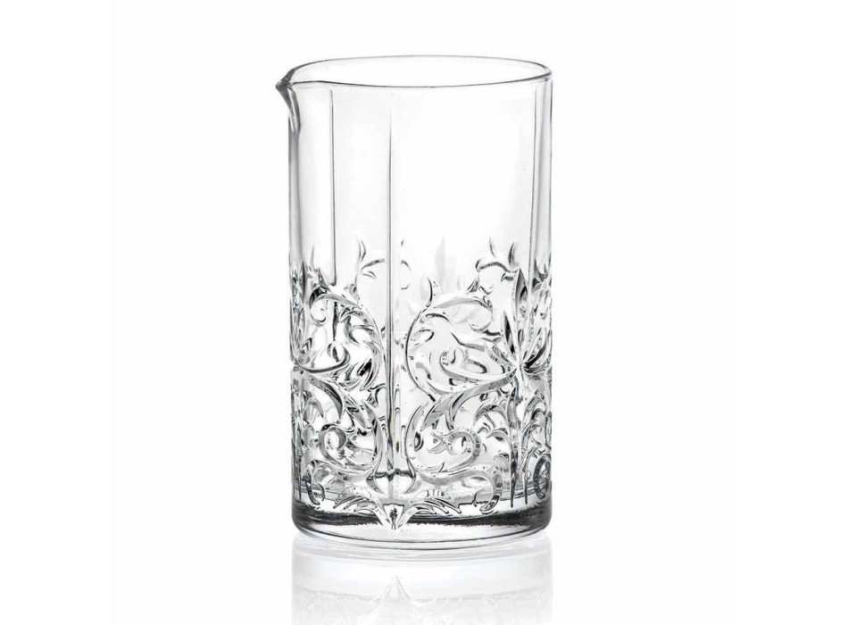 Amestec de sticlă cu decor excentric Design de lux 4 piese - Destino Viadurini