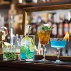 Amestec de sticlă cu decor excentric Design de lux 4 piese - Destino Viadurini