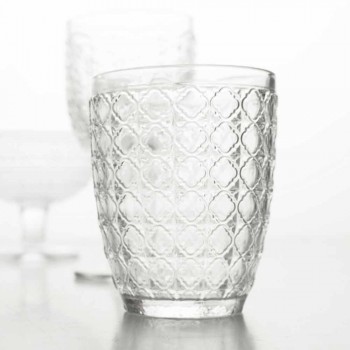 6 bucăți care servesc ochelari în sticlă transparentă pentru apă - optică