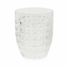 Ochelari modern decorați din sticlă colorată care servesc apă 6 bucăți - amestec Viadurini