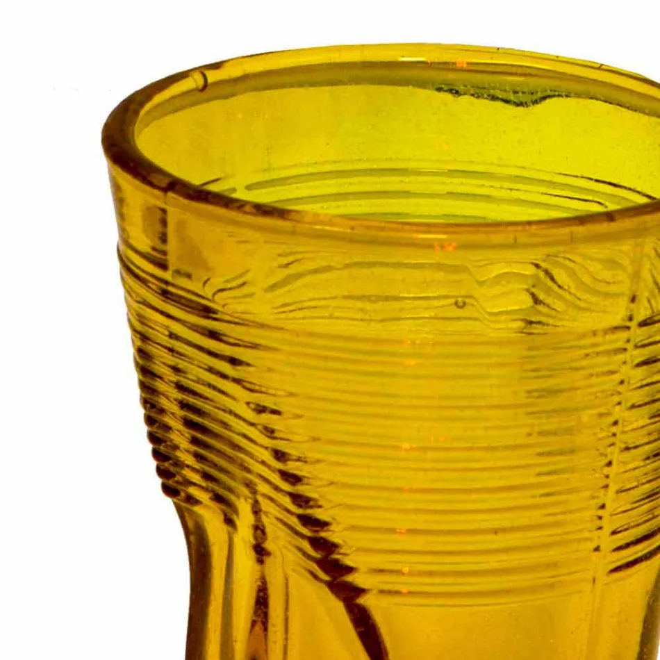 Ochelari de apă modern colorați 6 piese de design - Sarabi Viadurini