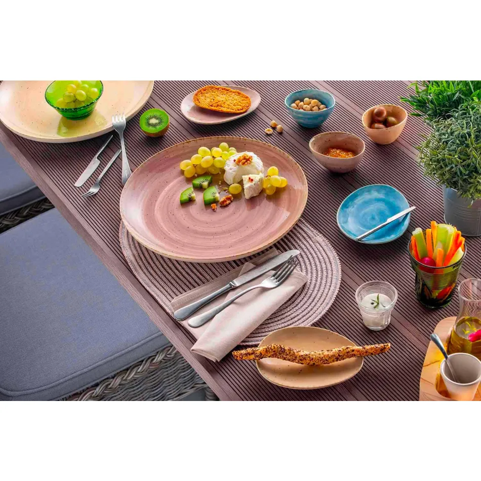 Ochelari de apă modern colorați 6 piese de design - Sarabi Viadurini